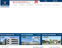 Tablet Screenshot of concept-ty.com